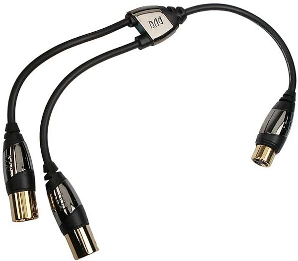 open zoom image for Monster CableLink MCLFX2MX Y-Adapter XLR Female to 2 x XLR Male, Main
