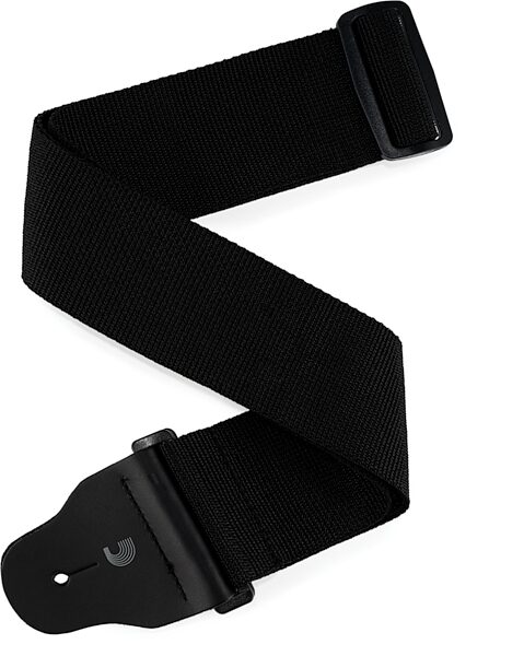 open zoom image for D'Addario 3" Padded Comfort Guitar Strap, Black, Action Position Back