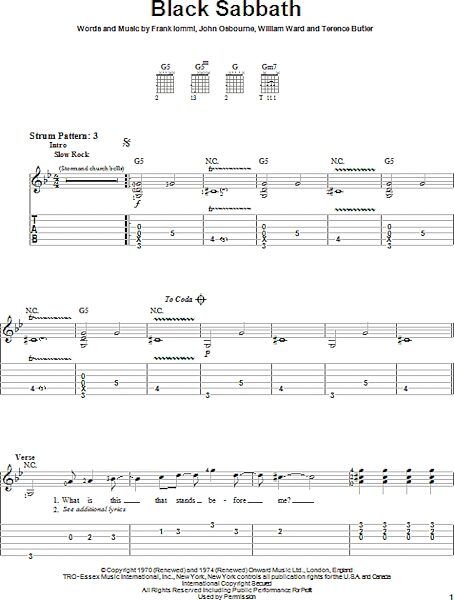 open zoom image for Black Sabbath - Easy Guitar with TAB, New, Main
