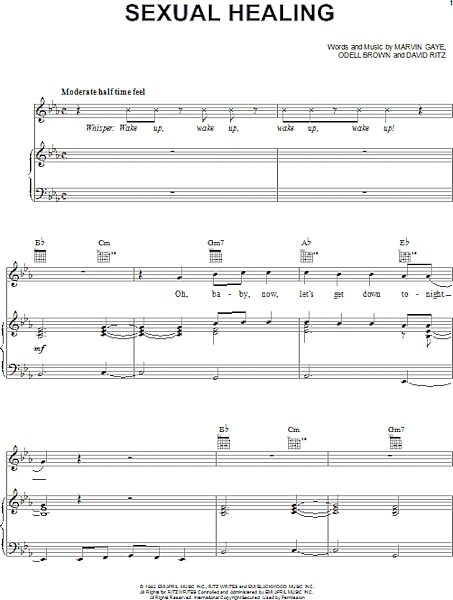 open zoom image for Sexual Healing - Piano/Vocal/Guitar, New, Main