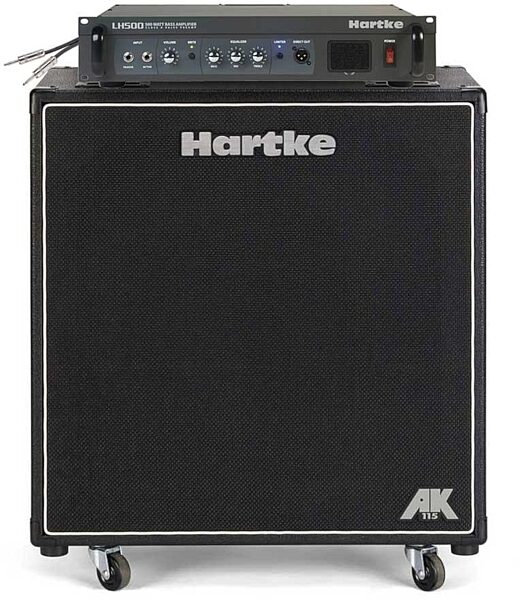 open zoom image for Hartke Bass Amplifier Half Stack with Hartke LH500 and AK115, Main