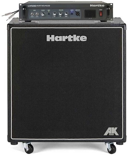 open zoom image for Hartke Bass Amplifier Half Stack with Hartke LH500 and AK410, Main