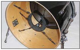 open zoom image for Kelly SHU Composite Kick Drum Microphone Mounting System, New, In Use 1
