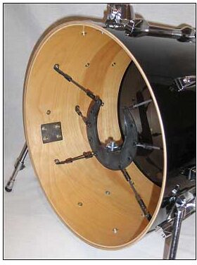 open zoom image for Kelly SHU Composite Kick Drum Microphone Mounting System, New, In Use 2