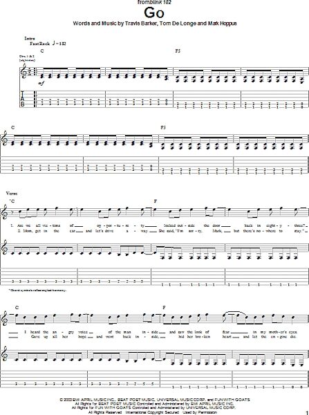 open zoom image for Go - Guitar TAB, New, Main
