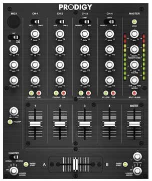 open zoom image for B52 Prodigy DJ CD Workstation, Mixer