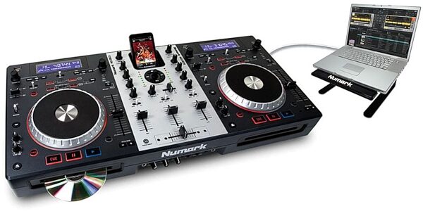 open zoom image for Numark MixDeck DJ CD USB MP3 Player, In Use (Laptop NOT Included)