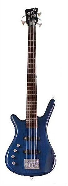 open zoom image for Warwick RockBass Corvette Basic Left-Handed 5-String Electric Bass, Blue