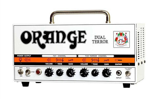 open zoom image for Orange Dual Terror DT30H Guitar Amplifier Head (30 Watts), With Free Orange Amp Bag, Main