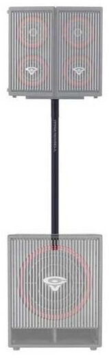 open zoom image for Cerwin-Vega CVPOLE1A Adjustable Speaker Pole, In Use