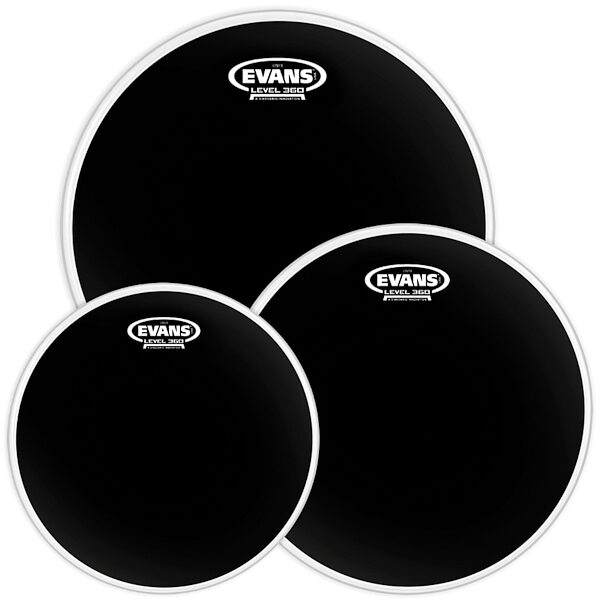 open zoom image for Evans Onyx Clear Drum Head Tom Pack, 10, 12, 14 inch, Fusion Tom Pack, Main
