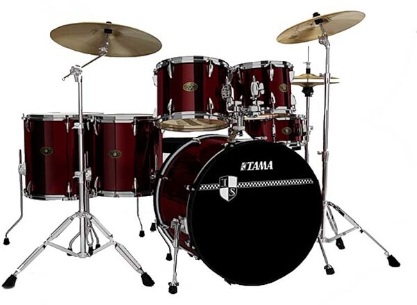 open zoom image for Tama IS62C4 Imperialstar 6-Piece Drum Kit, Vintage Red
