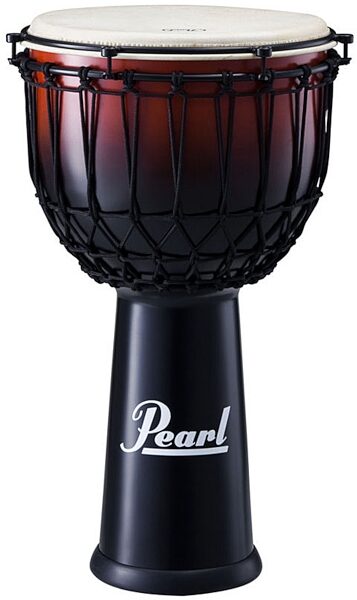 open zoom image for Pearl EZ-Tune Fiberglass Djembe, Cranberry Fade