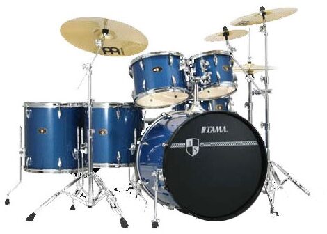 open zoom image for Tama IS62C4 Imperialstar 6-Piece Drum Kit, Ocean Blue Mist