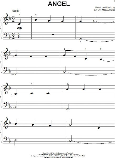 open zoom image for Angel - Big Note Piano, New, Main