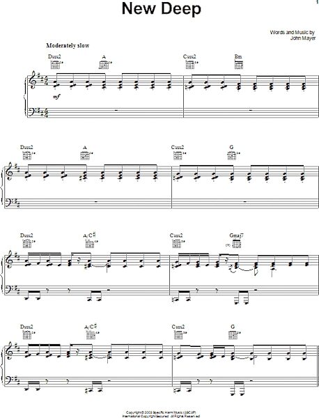 open zoom image for New Deep - Piano/Vocal/Guitar, New, Main
