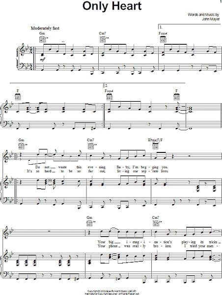 open zoom image for Only Heart - Piano/Vocal/Guitar, New, Main
