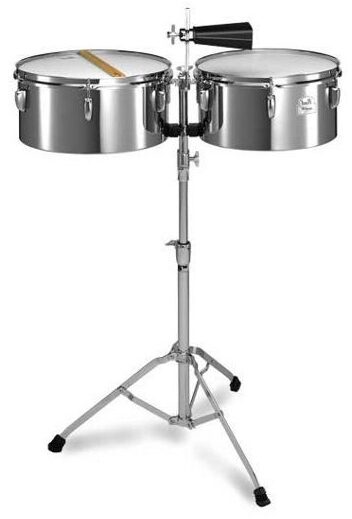 open zoom image for Pearl Primero Steel Timbales, Main