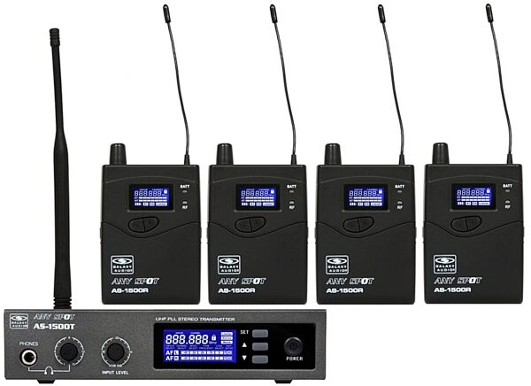 open zoom image for Galaxy Audio AS1504 Deluxe UHF In-Ear Wireless Monitor Band Pack, Main
