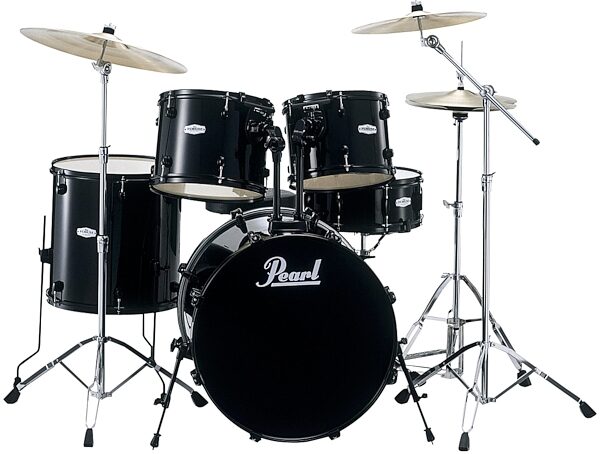 open zoom image for Pearl FZH725B Forum 5-Piece Drum Kit, Black