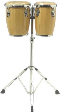 open zoom image for Sonor Champion CMC0910 Mini Conga Set with Stands, Natural