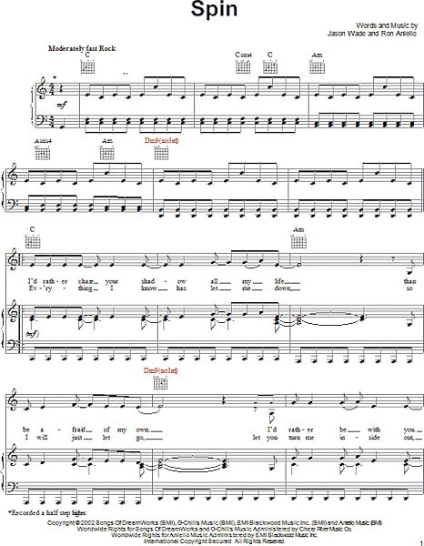 open zoom image for Spin - Piano/Vocal/Guitar, New, Main