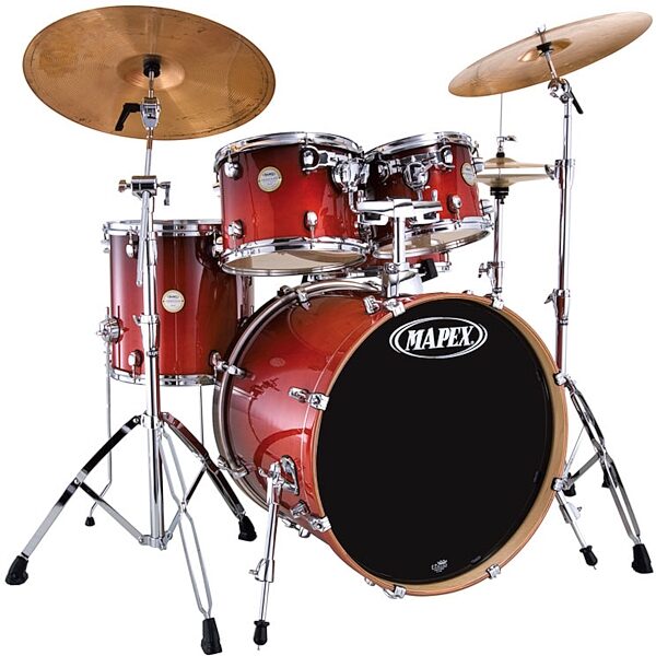 open zoom image for Mapex MR529S Meridian SRO 5-Piece Drum Shell Kit, Cherry Mist