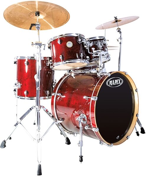open zoom image for Mapex MR529S Meridian SRO 5-Piece Drum Shell Kit, Transparent Cherry