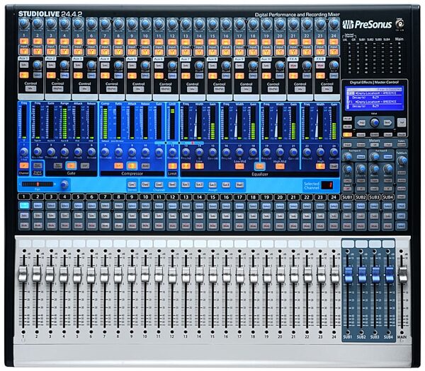 open zoom image for PreSonus StudioLive 24.4.2 24-Channel Digital Mixer with FireWire Interface, Main