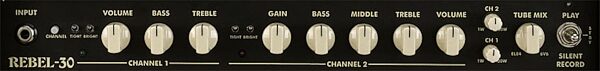 open zoom image for Egnater Rebel-30 Guitar Amplifier Head (30 Watts), Front Panel