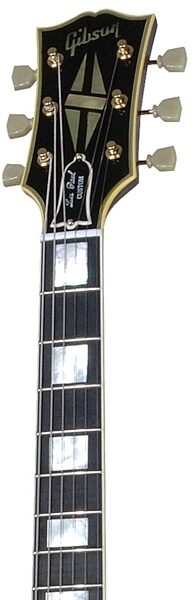 open zoom image for Gibson Historic VOS 1957 Les Paul Custom 2PU Electric Guitar (with Case), Neck Closeup