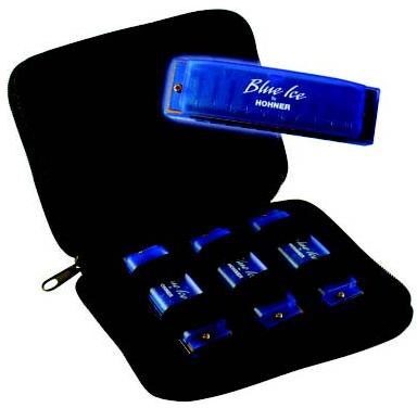 open zoom image for Hohner Blue Ice Harmonica Set, Main