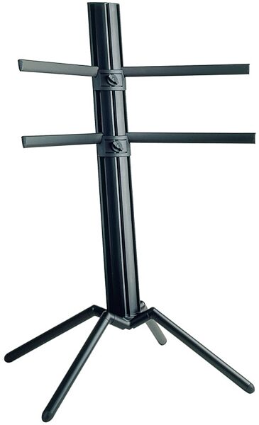 open zoom image for K&M Spider Double-Tier Keyboard Stand, Black