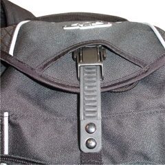 open zoom image for Protection Racket Classroom Backpack Bag, Latch