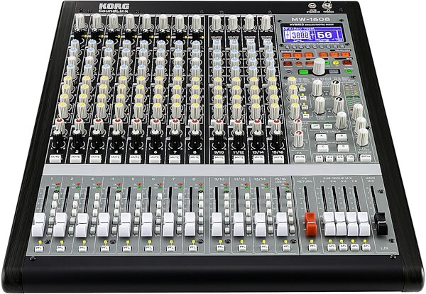 open zoom image for Korg SoundLink MW-1608 Mixer, 16-Channel, New, Action Position Back