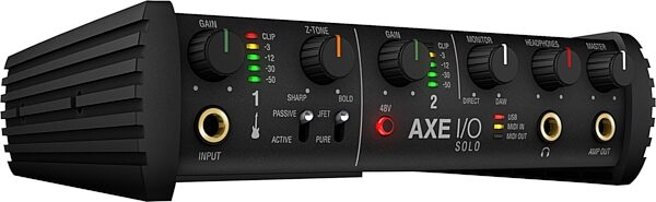 open zoom image for IK Multimedia AXE I/O Solo USB Audio Interface, New, Action Position Back