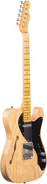 open zoom image for Fender Custom Shop Limited Edition Blackguard Telecaster Thinline Electric Guitar (with Case), Body Left Front