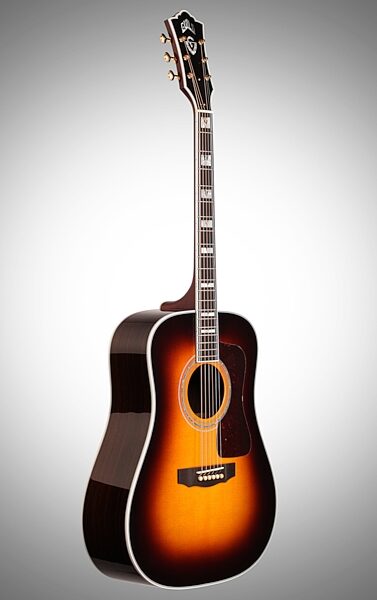 open zoom image for Guild D55 Dreadnought Acoustic Guitar (with Case), Body Left Front