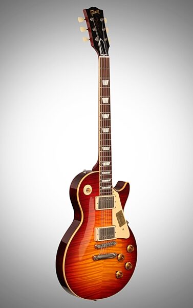 open zoom image for Gibson True Historic 1960 Les Paul Aged Electric Guitar (with Case), Body Left Front
