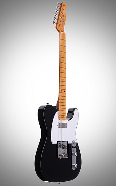 open zoom image for Fender Vintage Hot Rod '52 Telecaster Electric Guitar (Maple with Case), Body Left Front