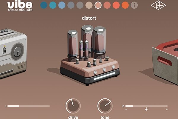open zoom image for Universal Audio UAD Vibe Analog Machines Plug-in Software, Digital Download, Action Position Back