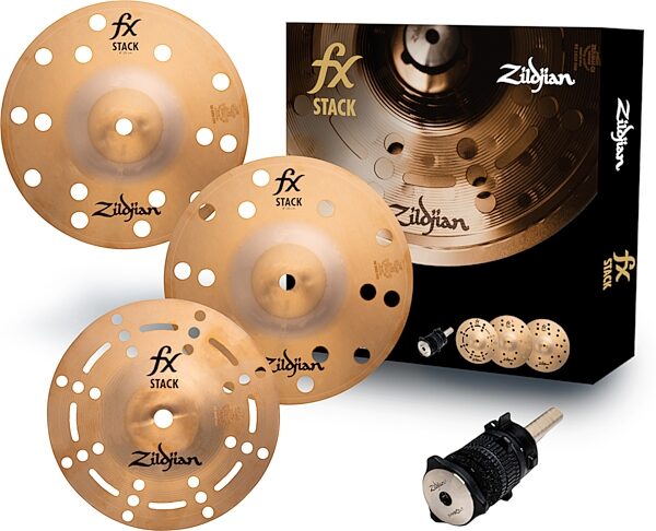 open zoom image for Zildjian FX Cymbal Stack, 8 inch, Action Position Back