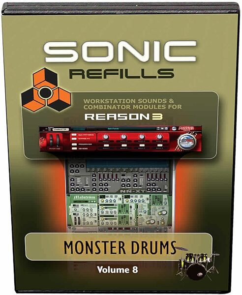 open zoom image for Sonic Reality Volume 8: Monster Drums Refills for Reason, Main
