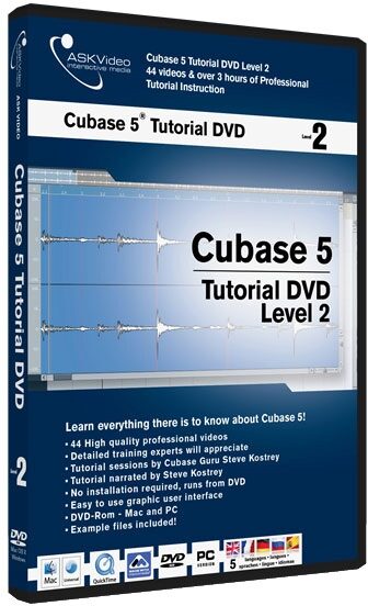 open zoom image for ASK Video Cubase 5 Tutorial Level 2 Video, Main
