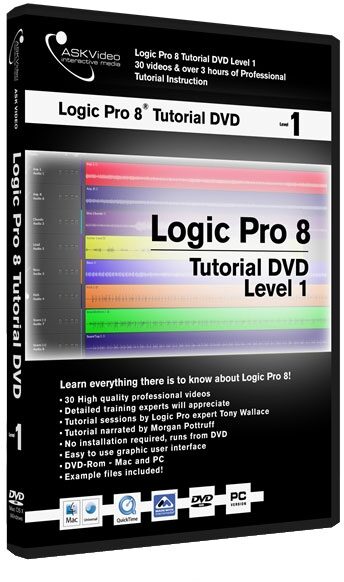 open zoom image for ASK Video Logic 8 Tutorial Level 1 Video, Main