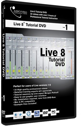 open zoom image for ASK Video Live 8 Tutorial Level 1 Video, Main