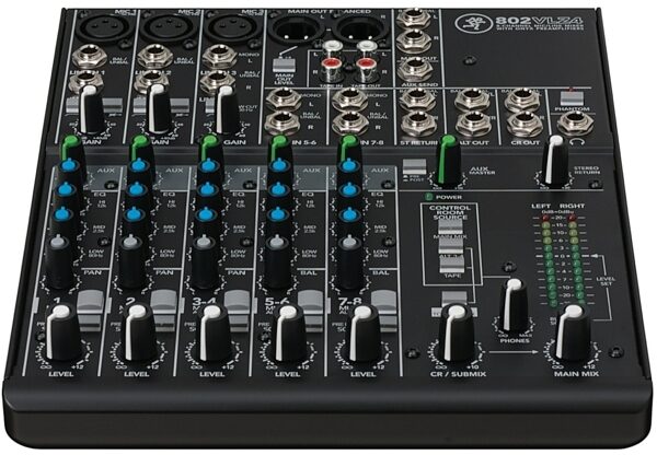 open zoom image for Mackie 802VLZ4 8-Channel Mixer, Open Box (Like New), Front
