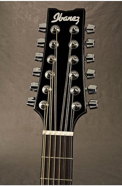 open zoom image for Ibanez A1012E 12-String Acoustic-Electric Guitar, Headstock