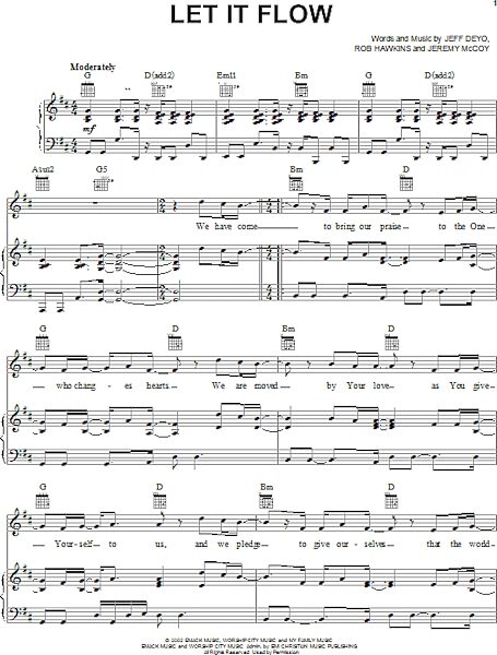open zoom image for Let It Flow - Piano/Vocal/Guitar, New, Main