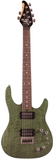 open zoom image for Brian Moore iGuitar81.13 Electric Guitar with Roland Interface (with Gig Bag), Emerald Green